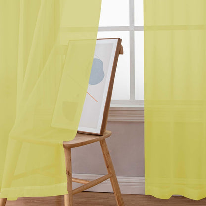 Chyhomenyc Sheer White Valances for Windows 2 Pack, Small Window Curtains for Living Room Bathroom Cafe Laundry Basement, Modern Top Dual Rod Pocket Voile Curtain, 42W x 14L inches, White - Colors A
