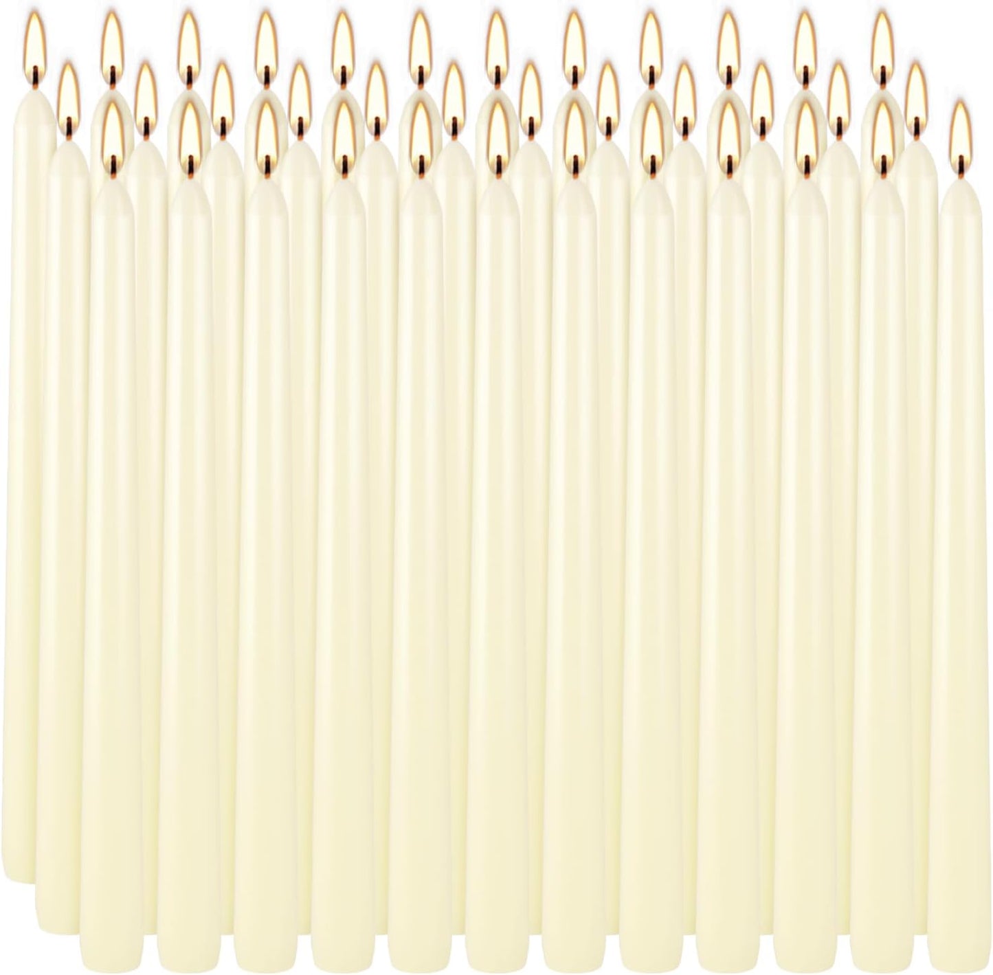 YOROXRG 40 Pack Spell Chime Candles-4 Inch Multi-Colored Taper Candles Sticks-for Home Decor Kitchen Decor Wedding Decoration-10 Colours