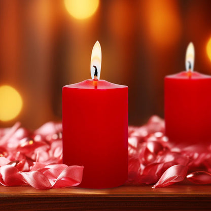 White Votive Candles Long Burn Time Unscented Candles Votives Bulk Pack of 24 Small Pillar Candles