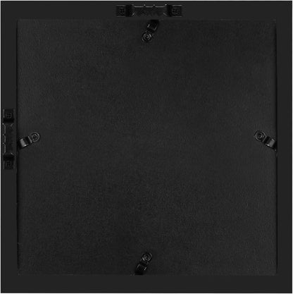 Americanflat 12x16 Shadow Box Frame with Polished Plexiglass - Silhouette Collection - Large Shadow Box Display Case for Tabletop and Wall Display - Black with Soft Felt Back