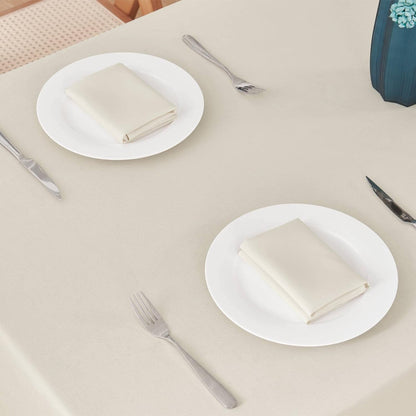 Veblandy Rectangle Tablecloth Waterproof Linen Textured Table Cloth Stain and Wrinkle Resistant Washable, Decorative Fabric Table Cover for Dining, Party and Camping (Sage Green, 52 * 70)