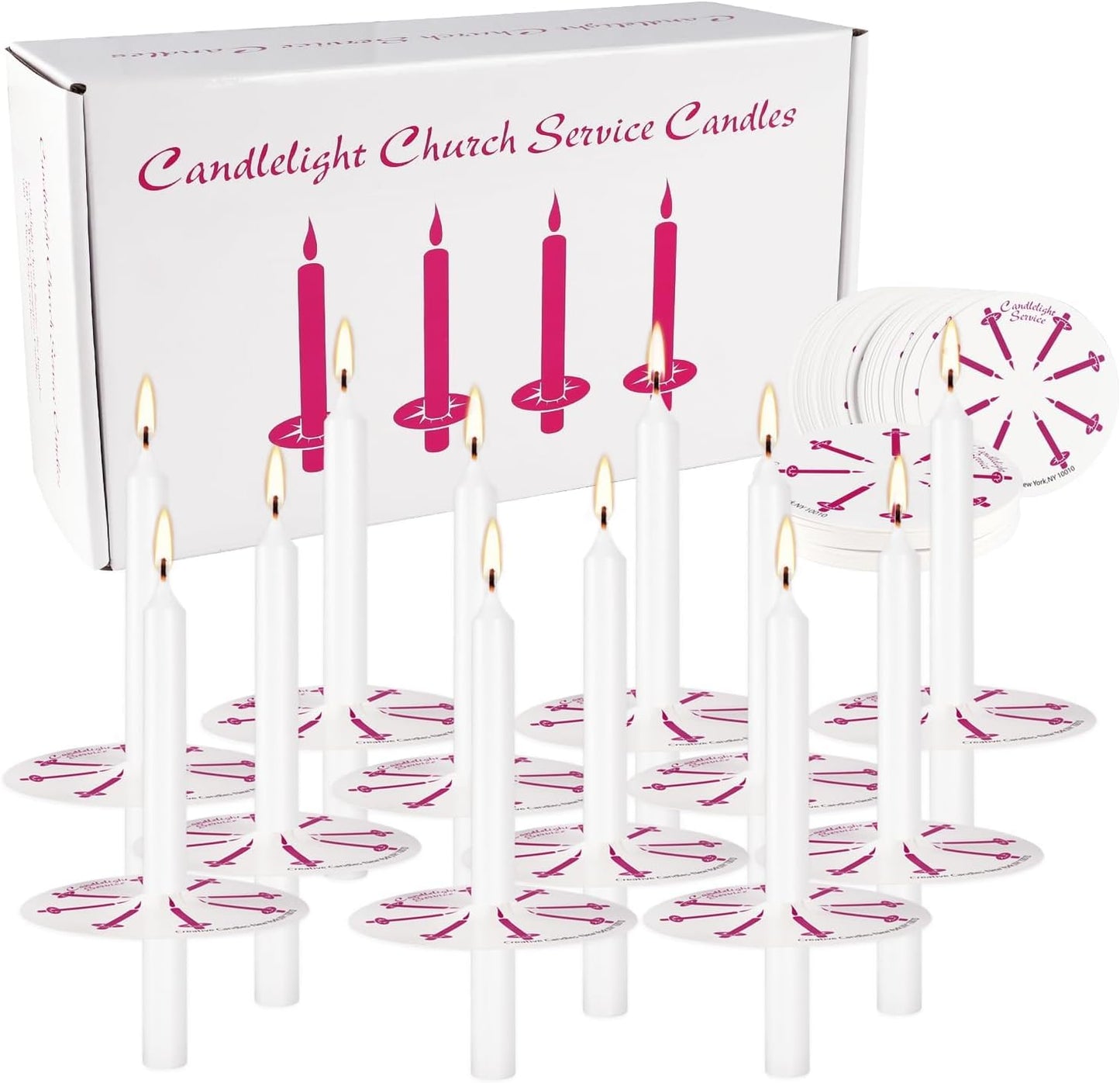 30-Pack 10-Color Taper Candles - 10 Inch Dripless & 10-Hour Burn｜Wedding/Birthday/Home Decor with Premium Wax