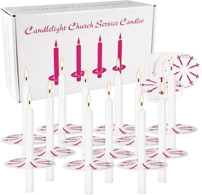 30-Pack 10-Color Taper Candles - 10 Inch Dripless & 10-Hour Burn｜Wedding/Birthday/Home Decor with Premium Wax
