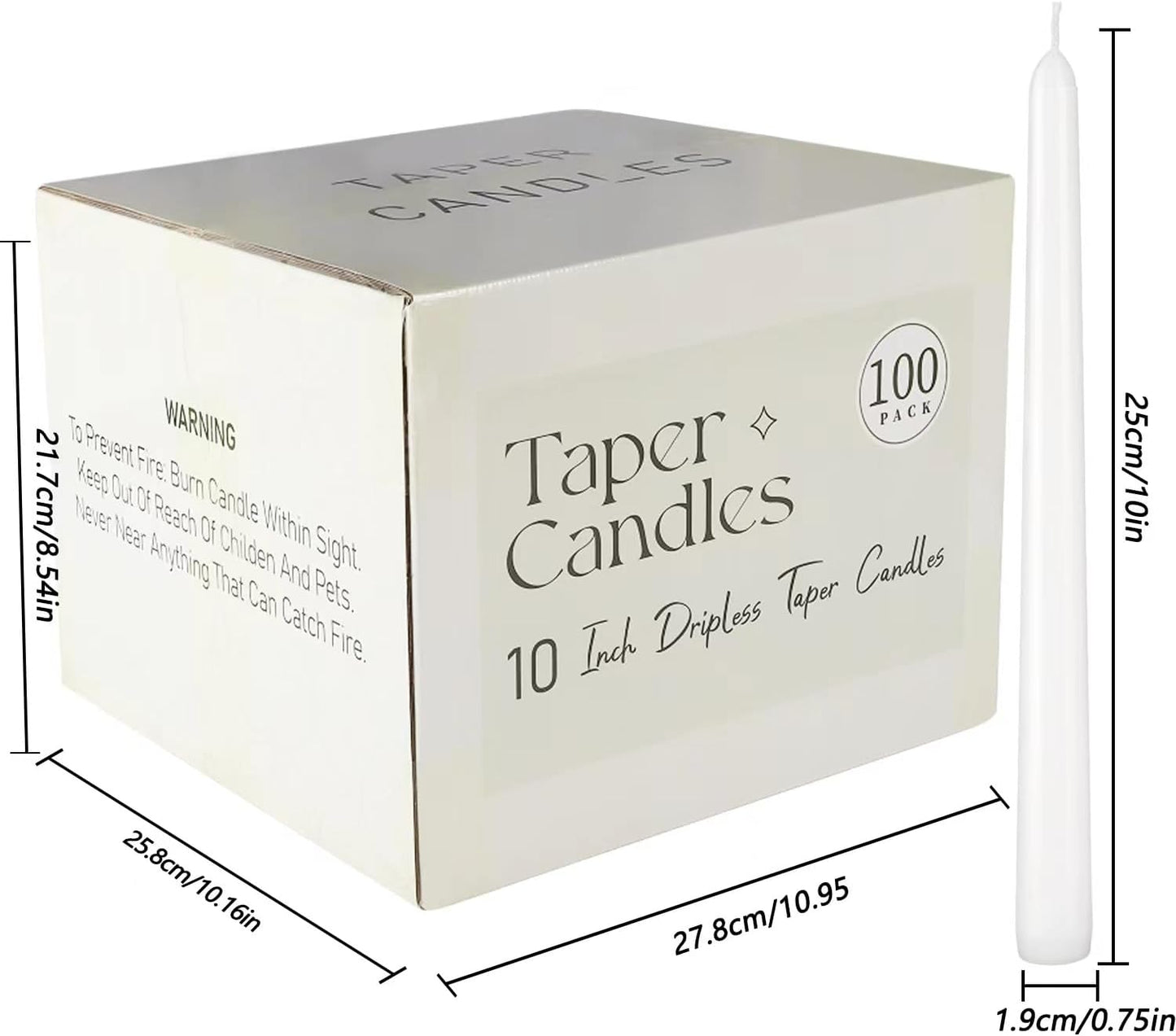 YOROXRG 40 Pack Spell Chime Candles-4 Inch Multi-Colored Taper Candles Sticks-for Home Decor Kitchen Decor Wedding Decoration-10 Colours
