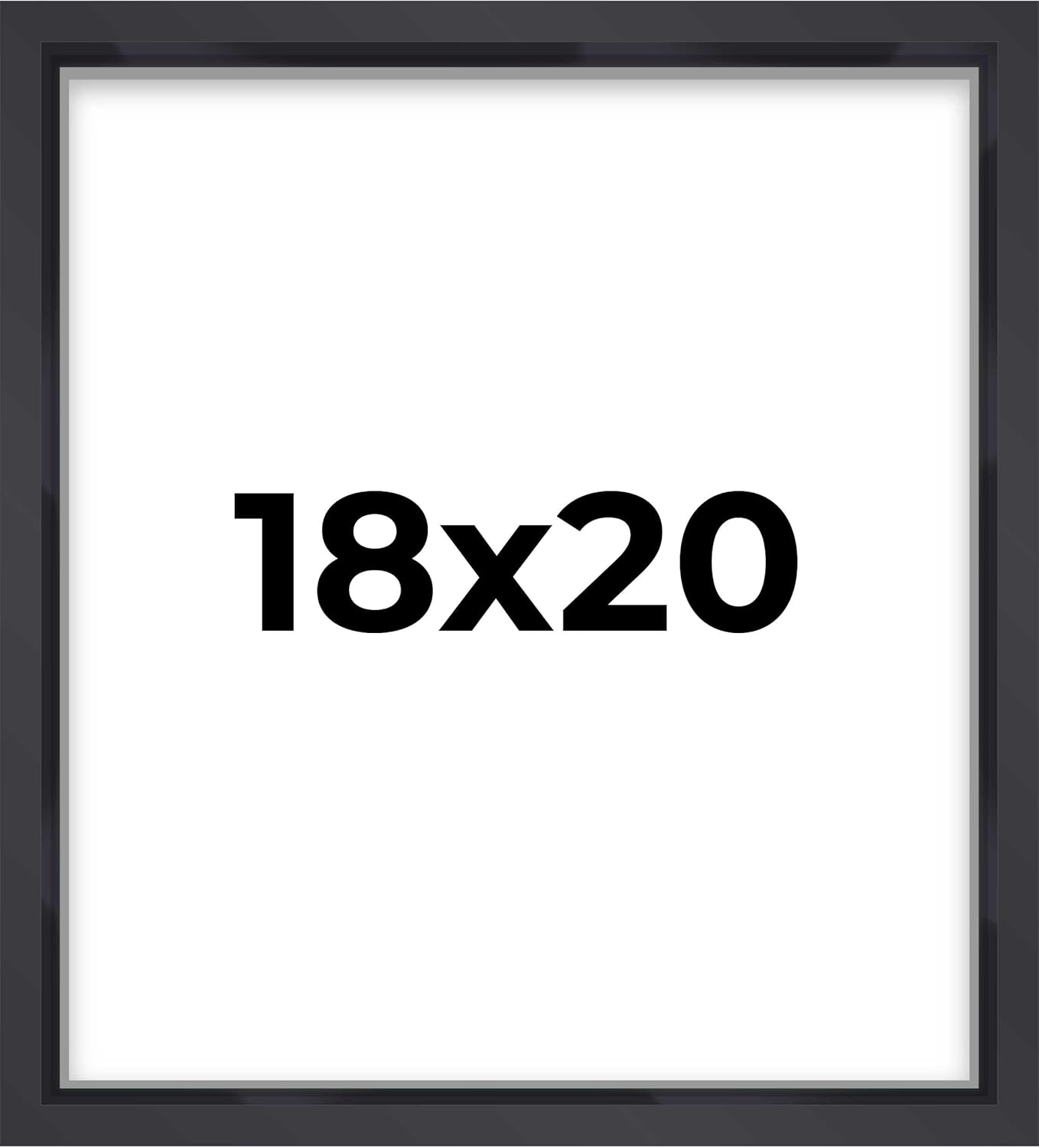 14x14 Shadow Box Black | 3/4" Depth of Usable Space | Solid Wood Pine | Includes UV Resistant Acrylic Plexiglass, Acid-Free Backing & Hanging Hardware | Made to Order in USA - Colors C