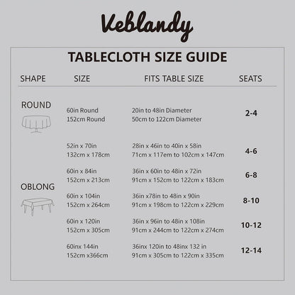Veblandy Rectangle Tablecloth Waterproof Linen Textured Table Cloth Stain and Wrinkle Resistant Washable, Decorative Fabric Table Cover for Dining, Party and Camping (Sage Green, 52 * 70)