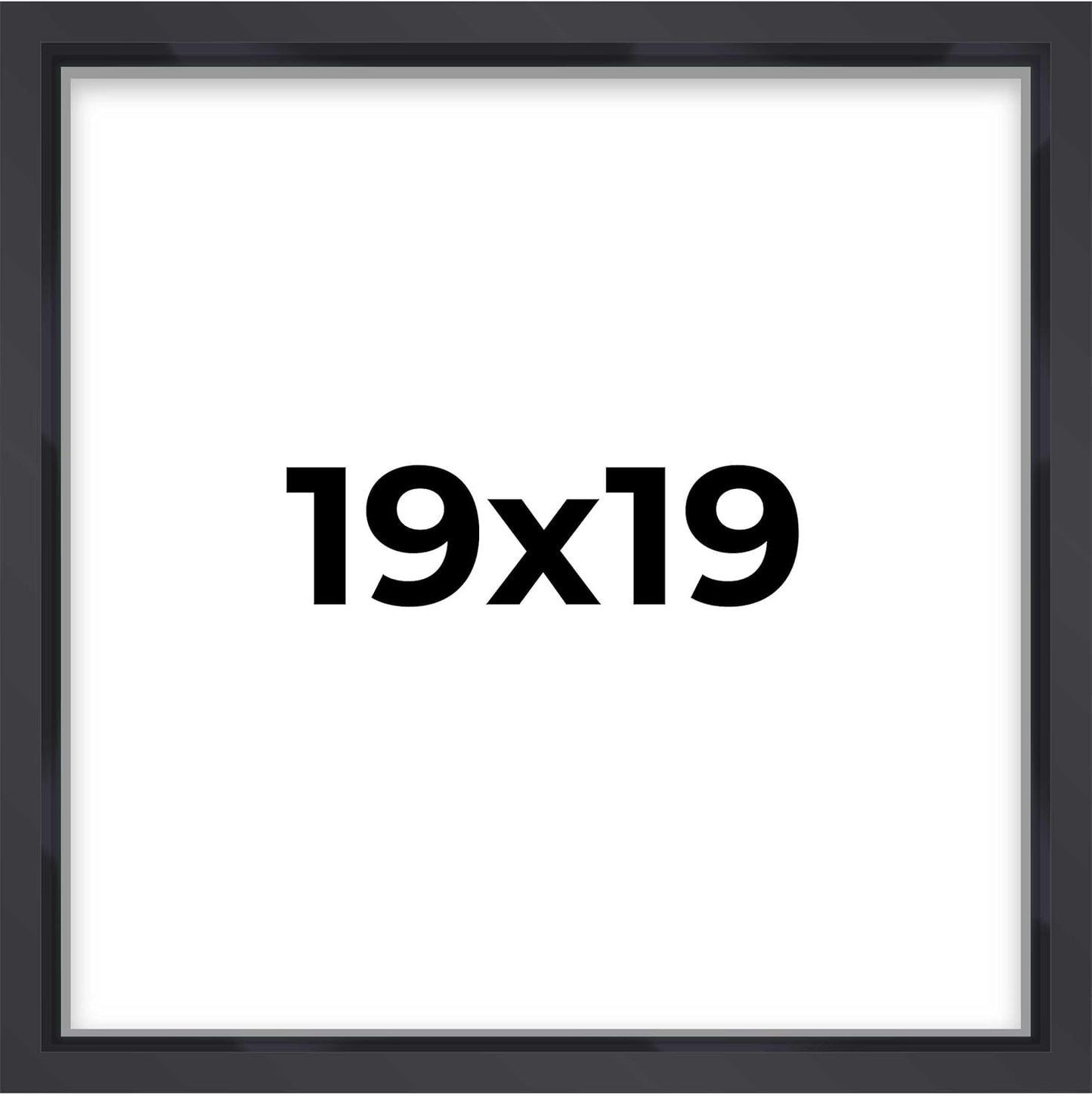 14x14 Shadow Box Black | 3/4" Depth of Usable Space | Solid Wood Pine | Includes UV Resistant Acrylic Plexiglass, Acid-Free Backing & Hanging Hardware | Made to Order in USA - Colors B
