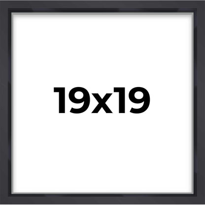 14x14 Shadow Box Black | 3/4" Depth of Usable Space | Solid Wood Pine | Includes UV Resistant Acrylic Plexiglass, Acid-Free Backing & Hanging Hardware | Made to Order in USA - Colors B