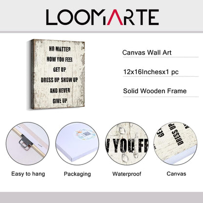 Quotes Wall Decor Enjoy the Little Things Sign Family Wall Signs Canvas Prints Rustic Wooden Wall Art Wood Pictures for Living Room Bedroom Office Home Decor, 6 X 17 Inch Framed