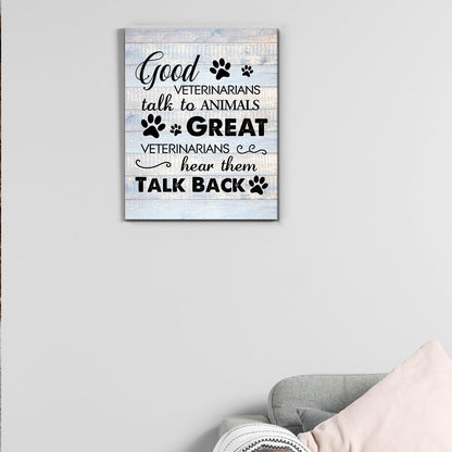 Inspirational Farmhouse Canvas Print Wall Art Decor One Small Positive Thought in the Morning Can Change Your Whole Day Sign Painting Plaque Rustic Home Decoration (8 X 8 Inches, Framed)