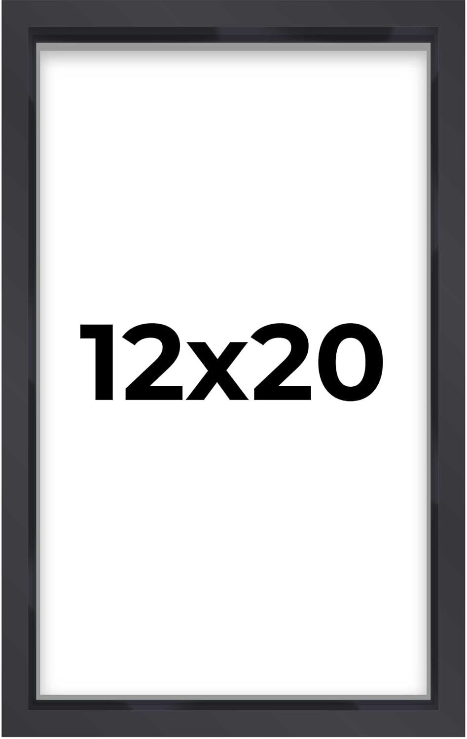 14x14 Shadow Box Black | 3/4" Depth of Usable Space | Solid Wood Pine | Includes UV Resistant Acrylic Plexiglass, Acid-Free Backing & Hanging Hardware | Made to Order in USA - Colors D
