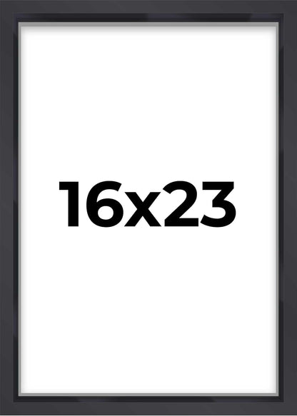 14x14 Shadow Box Black | 3/4" Depth of Usable Space | Solid Wood Pine | Includes UV Resistant Acrylic Plexiglass, Acid-Free Backing & Hanging Hardware | Made to Order in USA - Colors B