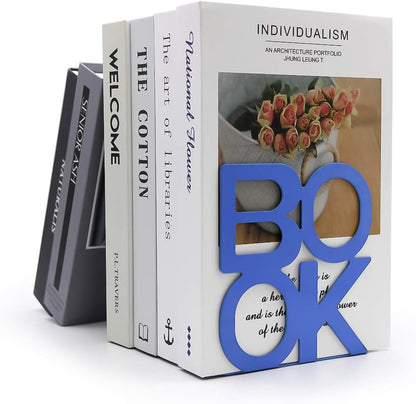 Book Ends,BookEnds Supports for Bookrack Desk,Bookend are Used for Books, Unique Appearance Design,Heavy Duty