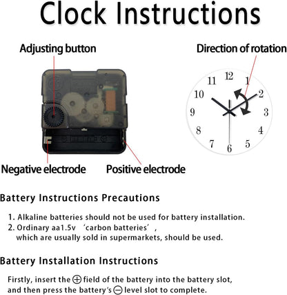 Beach Wall Clock Battery Operated 12 Inch Glass Wall Clock Non Ticking Analog Blue Wall Clocks for Bedroom Living Room Office Decor