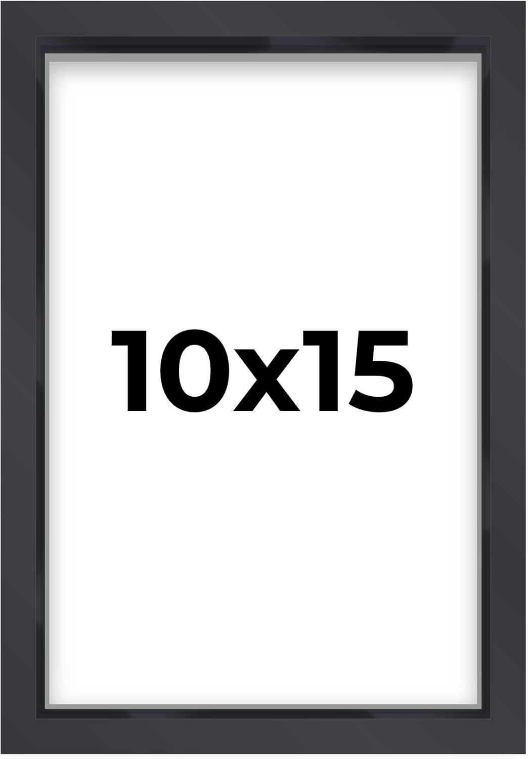 14x14 Shadow Box Black | 3/4" Depth of Usable Space | Solid Wood Pine | Includes UV Resistant Acrylic Plexiglass, Acid-Free Backing & Hanging Hardware | Made to Order in USA - Colors F