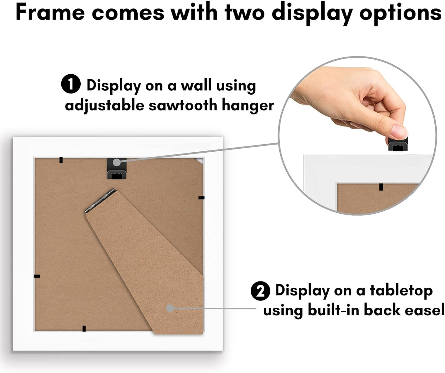 Americanflat 12x18 Poster Frame with Shatter-Resistant Glass - Signature Collection - Gallery-Style Frames Made of Engineered Wood - Photo Frame for Wall Display - Black - Colors B