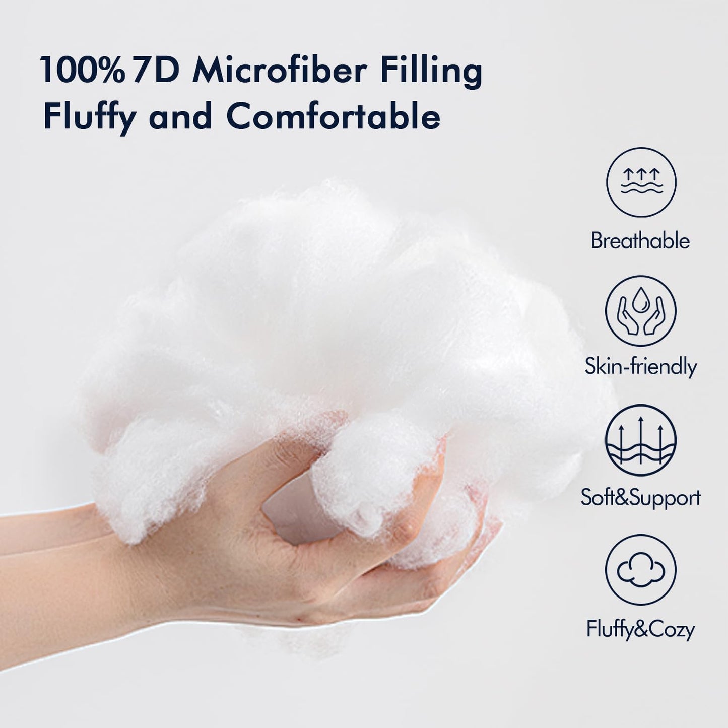 MIULEE Pack of 2 12x20 Outdoor Pillow Inserts, Outdoor Throw Pillows Water-Resistant Decorative Premium Lumbar Pillow Stuffer Sham for Porch Swing Couch Sofa Cushion Patio Furniture
