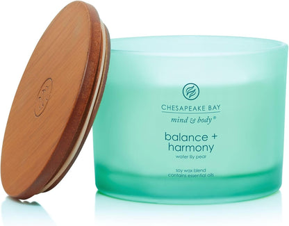 Chesapeake Bay Candle PT40886 Scented Candle Awaken + Invigorate (Lemongrass Eucalyptus) Medium Green Home Décor