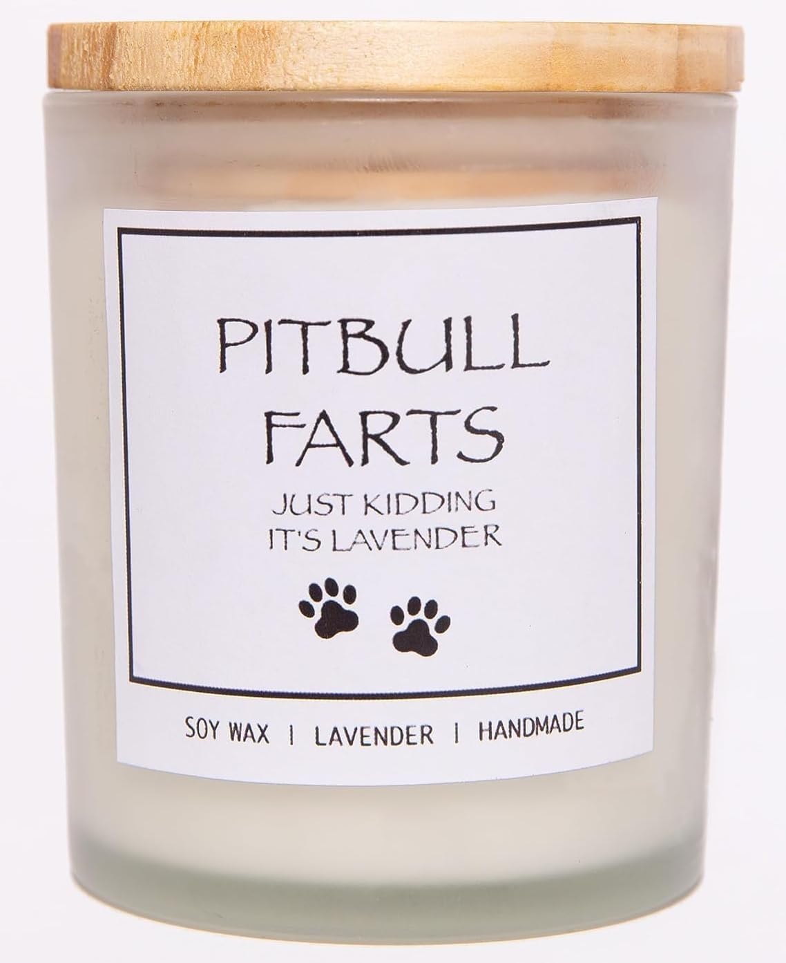 Pug Gifts & Decor, Dog Mom Gifts for Women, Dog Farts Candle, Pet Friendly Lavender Scented Candle