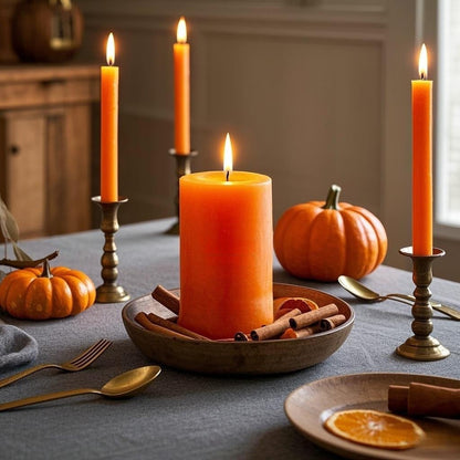 12-Pack Olive Green Taper Candles, 10 Inch Unscented Dripless Candlesticks, Long-Lasting Burn Time of 7-8 Hours, Perfect for Christmas Home Décor Spring and St. Patrick's Day