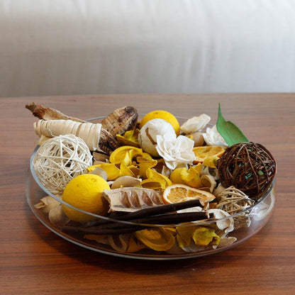 Qingbei Rina Spring Potpourri Bags,Lemon/Citrus/Thyme Potpourris Bowl Filler,Yellow Decorative Pot pourri Dried Flowers,Home Fragrance Sachet, Vase Fillers(20 oz)