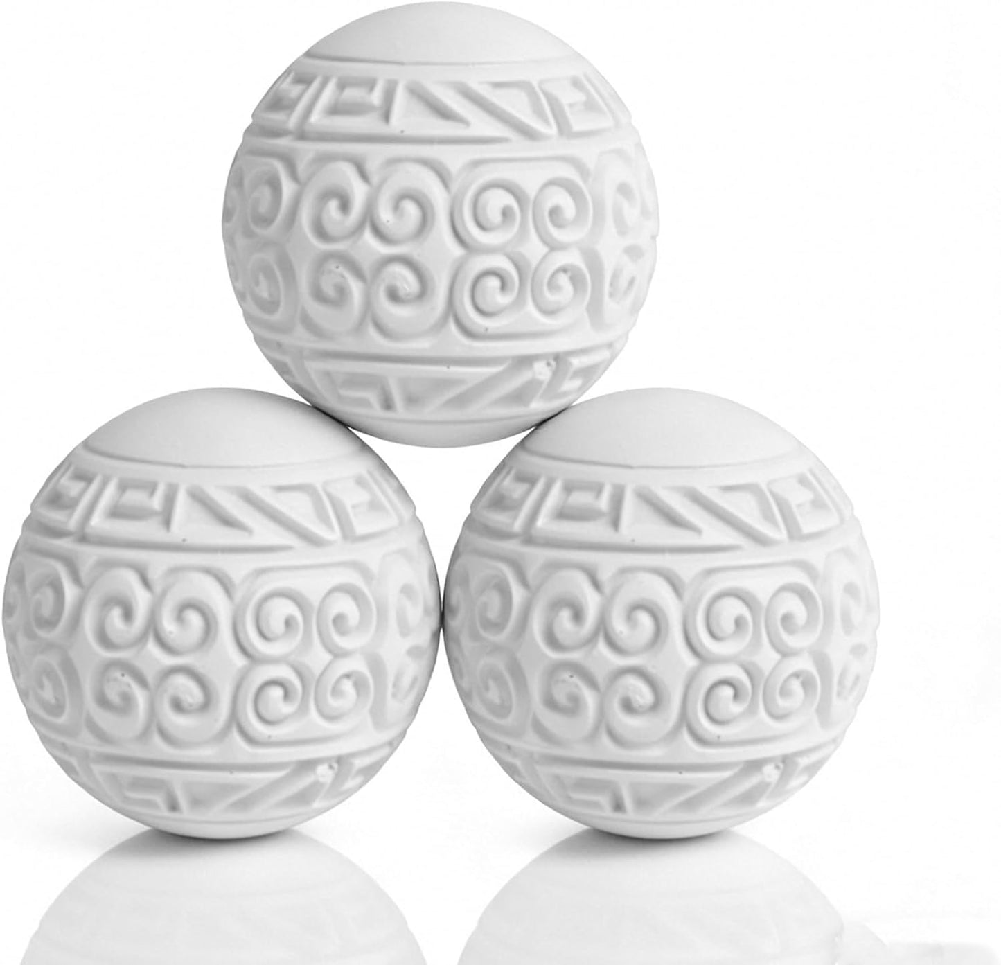 3 Pack Gold Decorative Ball for Centerpiece Bowls, 3 inch Orbs Spheres for Home Living Room Coffee Table Centerpieces Shelf Decoration