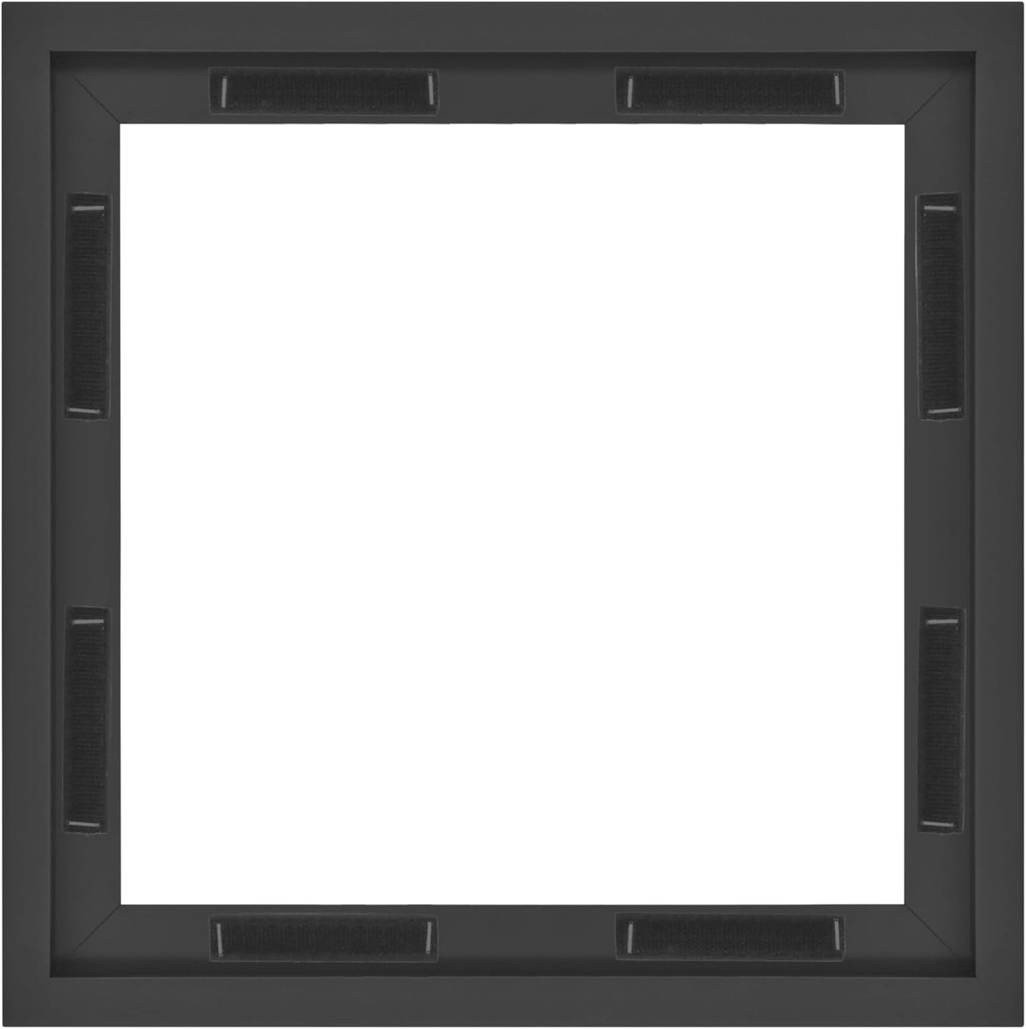 MCS Canvas Float Frames 8x10 Frame, Black Frame for Finished Canvases, Vertical & Horizontal Wall Hanging Frame with Adhesive for Canvas Paintings (1-Pack)