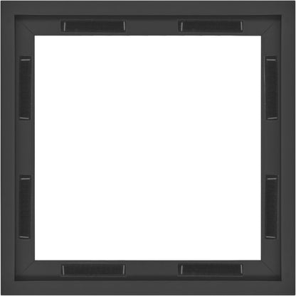 MCS Canvas Float Frames 8x10 Frame, Black Frame for Finished Canvases, Vertical & Horizontal Wall Hanging Frame with Adhesive for Canvas Paintings (1-Pack)