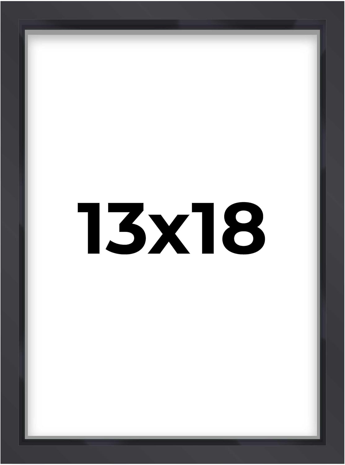 14x14 Shadow Box Black | 3/4" Depth of Usable Space | Solid Wood Pine | Includes UV Resistant Acrylic Plexiglass, Acid-Free Backing & Hanging Hardware | Made to Order in USA - Colors B
