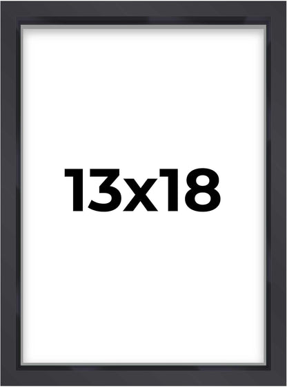 14x14 Shadow Box Black | 3/4" Depth of Usable Space | Solid Wood Pine | Includes UV Resistant Acrylic Plexiglass, Acid-Free Backing & Hanging Hardware | Made to Order in USA - Colors B