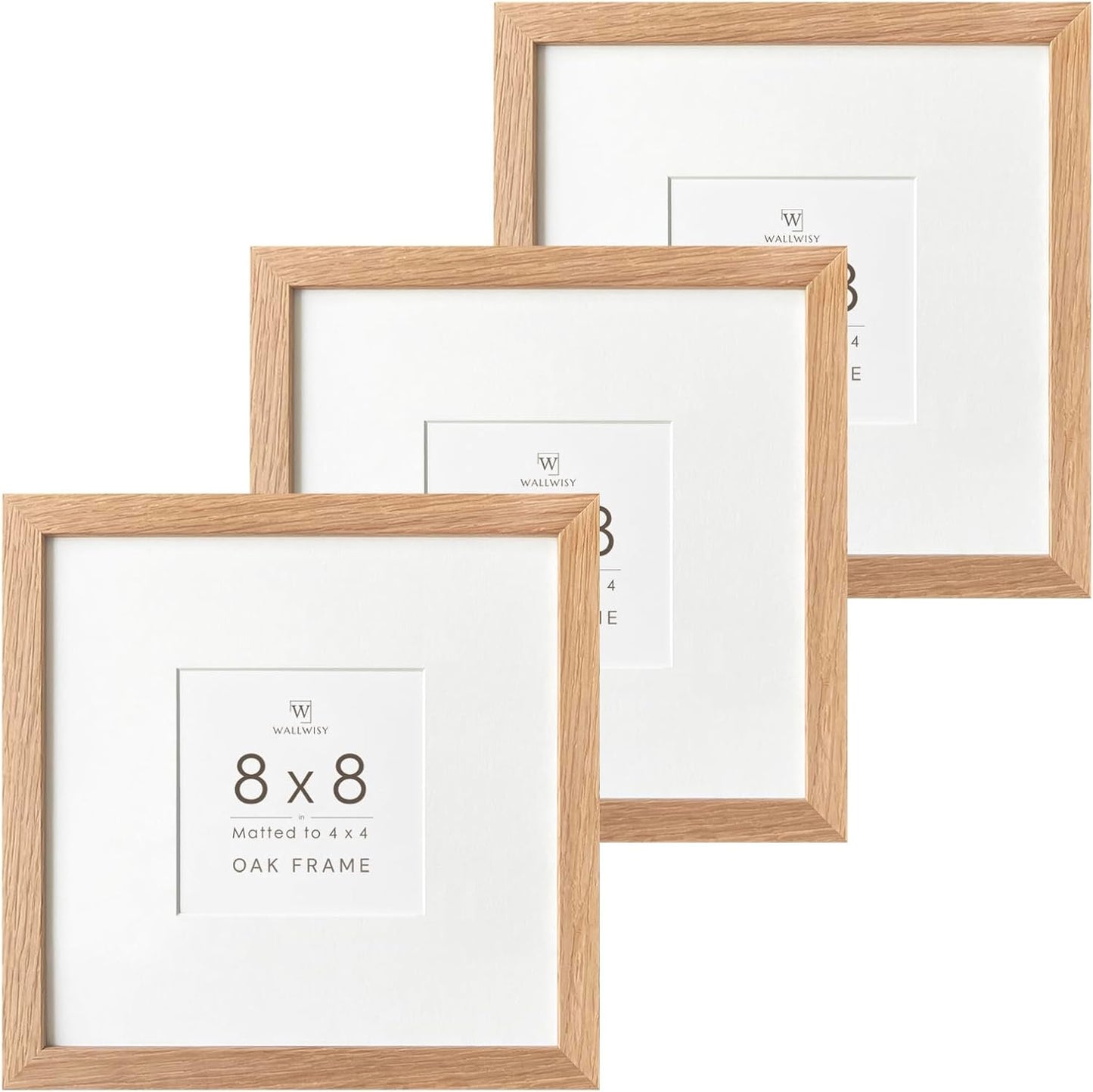 5x7 Picture Frame, Solid Oak Wood 5 x 7 Photo Frame with Mat to 4x6, 7x5 Picture Frames for Wall and Tabletop Display, (Walnut Set of 1)