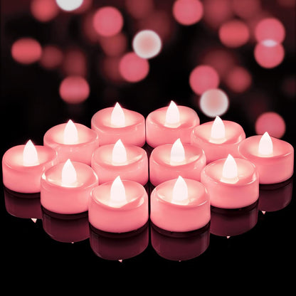 merrynights LED Candles, Tea Lights Candles Battery Operated Bulk, 50-Pack Long-Lasting 200 Hours Flameless Tealight Candles, Realistic Tea Lights for Christmas Halloween Wedding, 1.5'' D X 1.25'' H