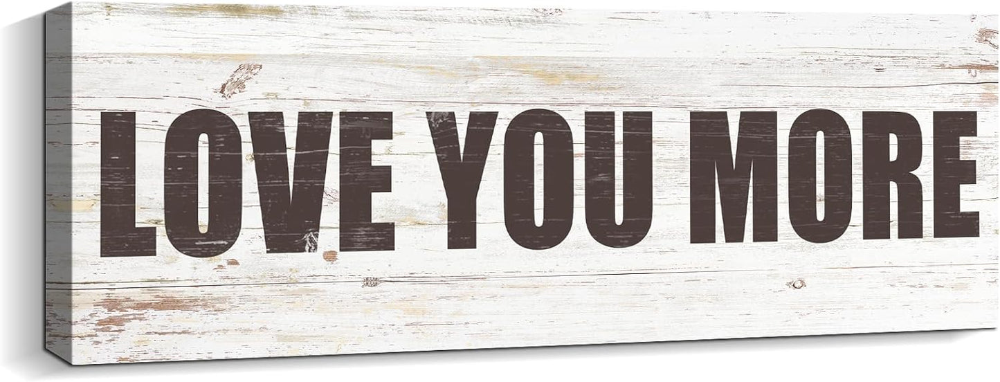 Quotes Wall Decor Enjoy the Little Things Sign Family Wall Signs Canvas Prints Rustic Wooden Wall Art Wood Pictures for Living Room Bedroom Office Home Decor, 6 X 17 Inch Framed