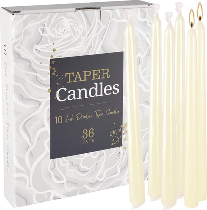 YOROXRG 40 Pack Spell Chime Candles-4 Inch Multi-Colored Taper Candles Sticks-for Home Decor Kitchen Decor Wedding Decoration-10 Colours