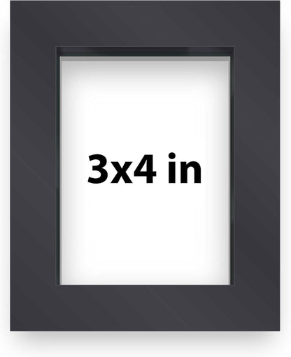14x14 Shadow Box Black | 3/4" Depth of Usable Space | Solid Wood Pine | Includes UV Resistant Acrylic Plexiglass, Acid-Free Backing & Hanging Hardware | Made to Order in USA - Colors C