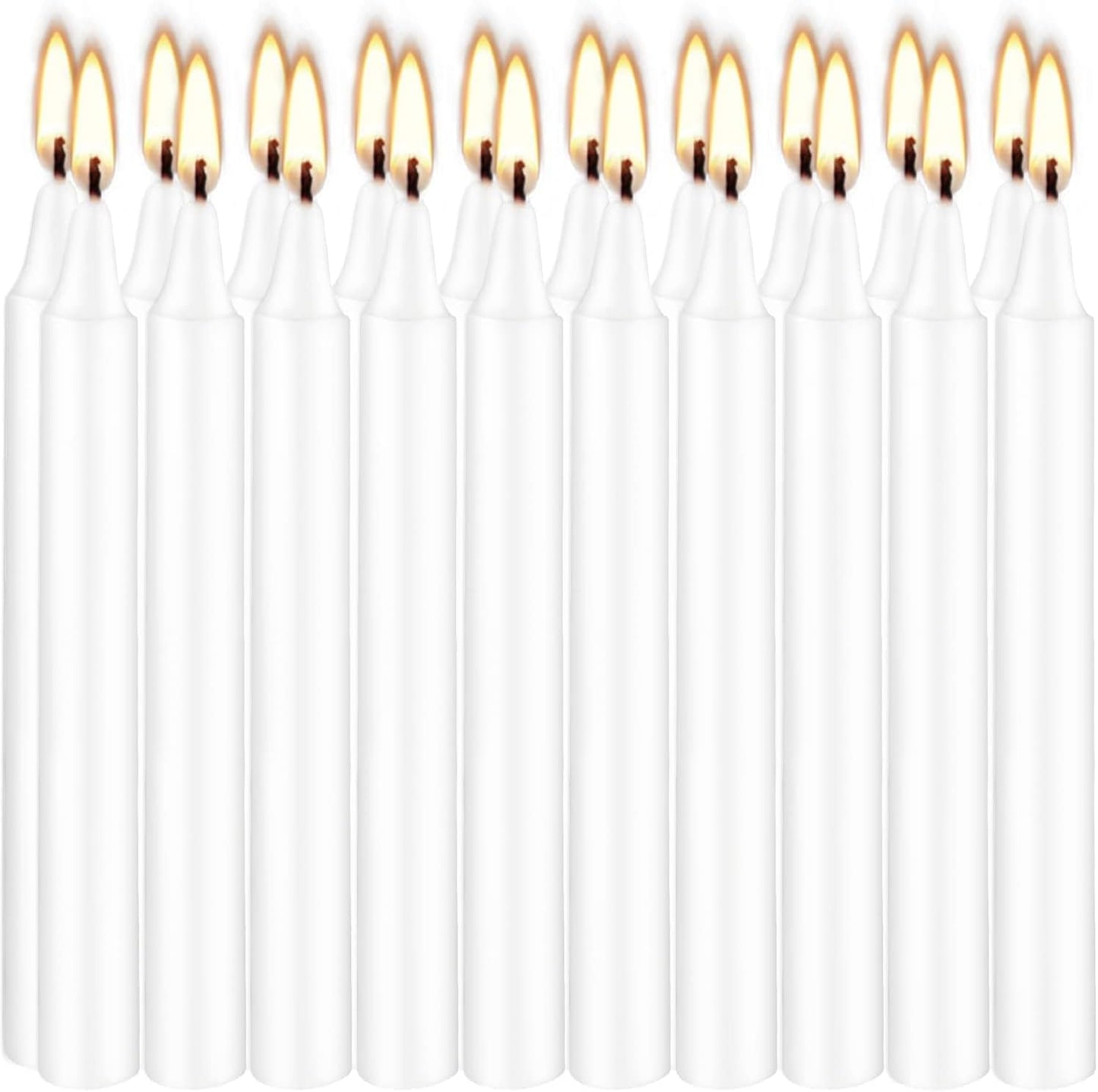 YOROXRG 40 Pack Spell Chime Candles-4 Inch Multi-Colored Taper Candles Sticks-for Home Decor Kitchen Decor Wedding Decoration-10 Colours
