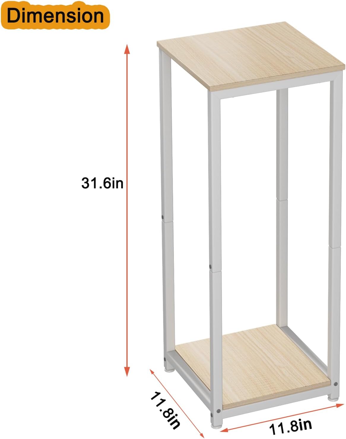 Plant Stand Indoor Corner Tall 2 Tier Metal Modern Flower Storage Plant Shelf Holder for Living Room Balcony Garden,Black (2 Tier-Black Round)
