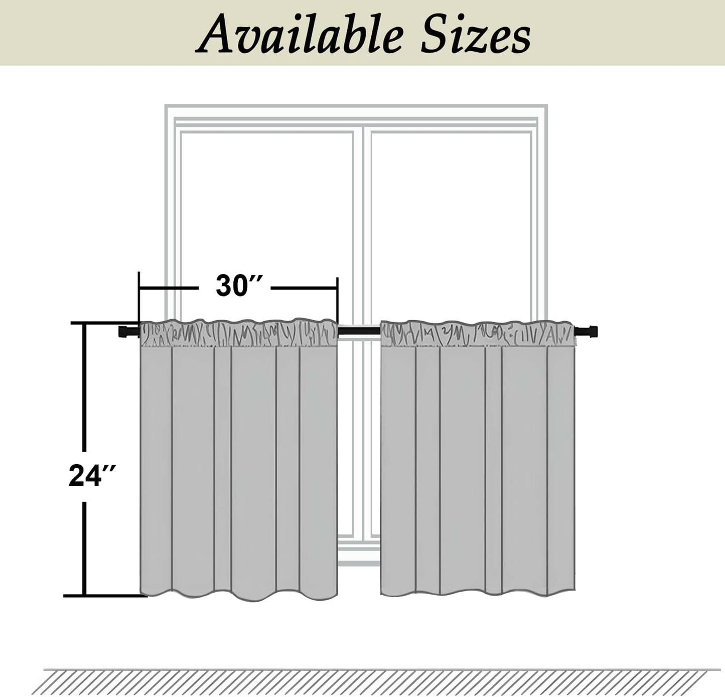 Simplebrand Ava Sage Green Blackout Curtains for Bedroom 63 Inch Length 2 Panels Set, Solid Thermal Insulated Energy Saving Rod Pocket Window Treatment Curtains Blackout Drapes, W40 x L63 Inch, Sage - Colors A