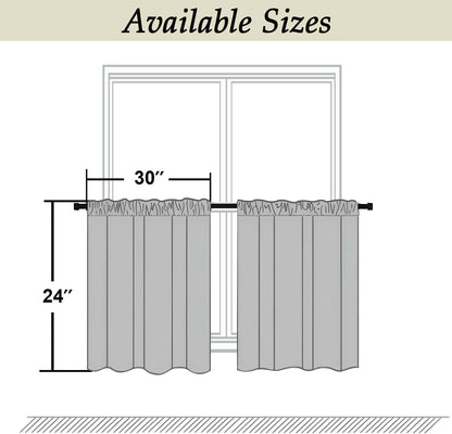 Simplebrand Ava Sage Green Blackout Curtains for Bedroom 63 Inch Length 2 Panels Set, Solid Thermal Insulated Energy Saving Rod Pocket Window Treatment Curtains Blackout Drapes, W40 x L63 Inch, Sage - Colors B