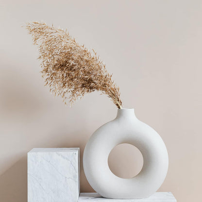 60 PCS Boho Decor, Fluffy Pompas Grass, Natural Dry Pampas Grass Small, Short Pampass Bulk for Boho Room Decor, Coffee Table Decor (17 inch )