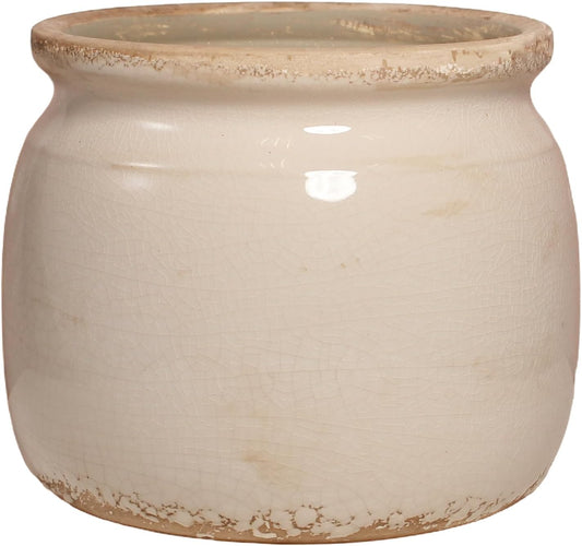 Xiaan Jiaju Flower Pots, Vintage Ceramic Planters for Indoor Plants, 6.29'' Plant Pots with Drainage, French Country Lavender Vase & Planters, Antique Home Room Decor, Gardening & Housewarming Gifts