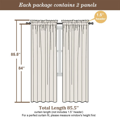 Chyhomenyc Sheer White Valances for Windows 2 Pack, Small Window Curtains for Living Room Bathroom Cafe Laundry Basement, Modern Top Dual Rod Pocket Voile Curtain, 42W x 14L inches, White - Colors B
