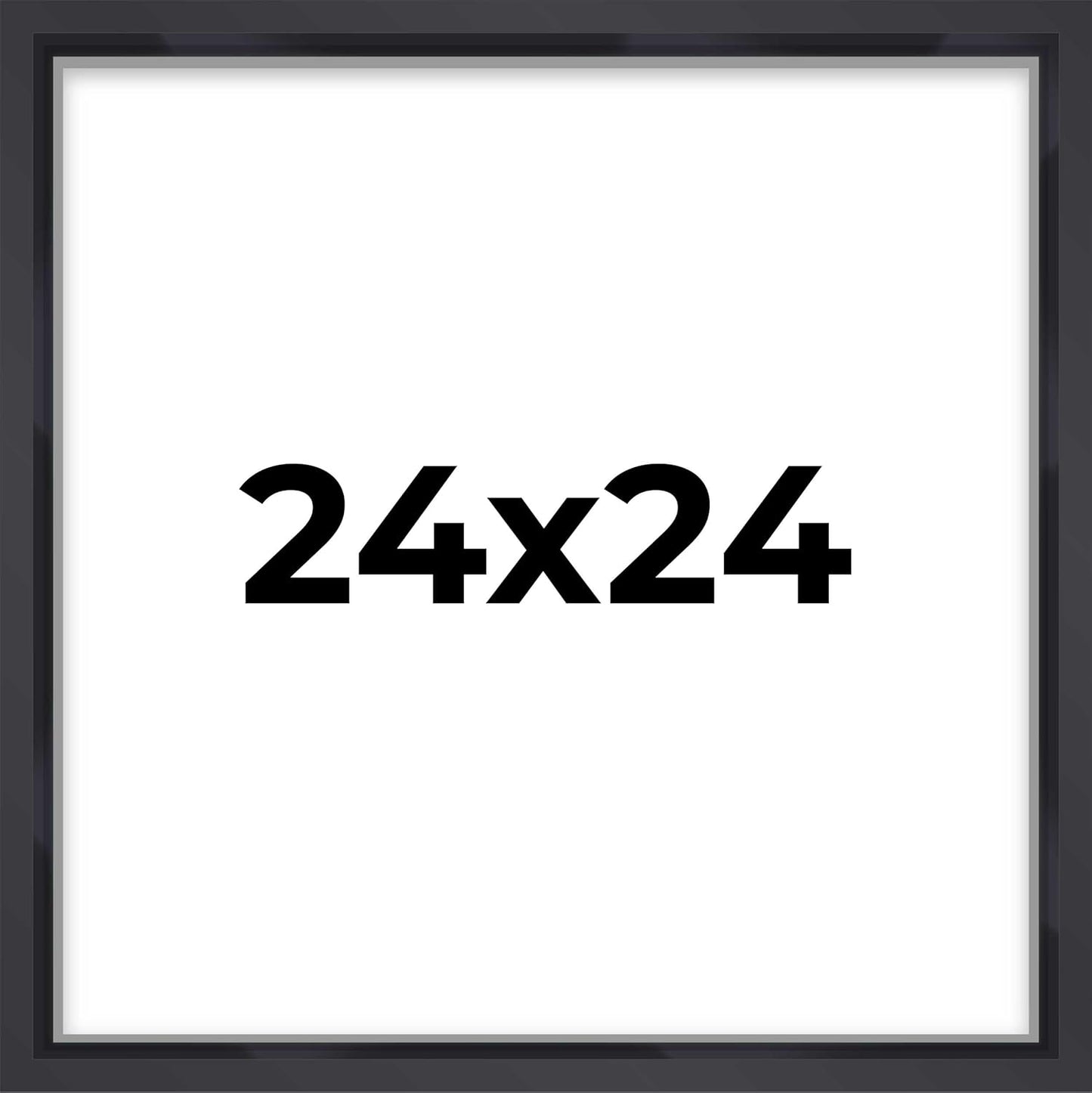 14x14 Shadow Box Black | 3/4" Depth of Usable Space | Solid Wood Pine | Includes UV Resistant Acrylic Plexiglass, Acid-Free Backing & Hanging Hardware | Made to Order in USA - Colors B