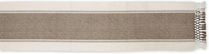 DII Dobby Stripe Woven Table Runner, 13x72-inch, French Blue