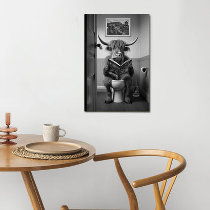 DIHSIEG 12x16 Canvas Wall Art funny bathroom wall art Print Poster Vintage Poster Frameless Floral Can be hung on the Wall Heal Your Heart poster Wall Art Canvas
