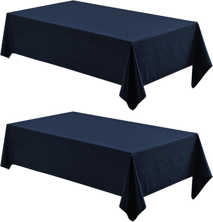 Veblandy Rectangle Tablecloth Waterproof Linen Textured Table Cloth Stain and Wrinkle Resistant Washable, Decorative Fabric Table Cover for Dining, Party and Camping (Sage Green, 52 * 70)