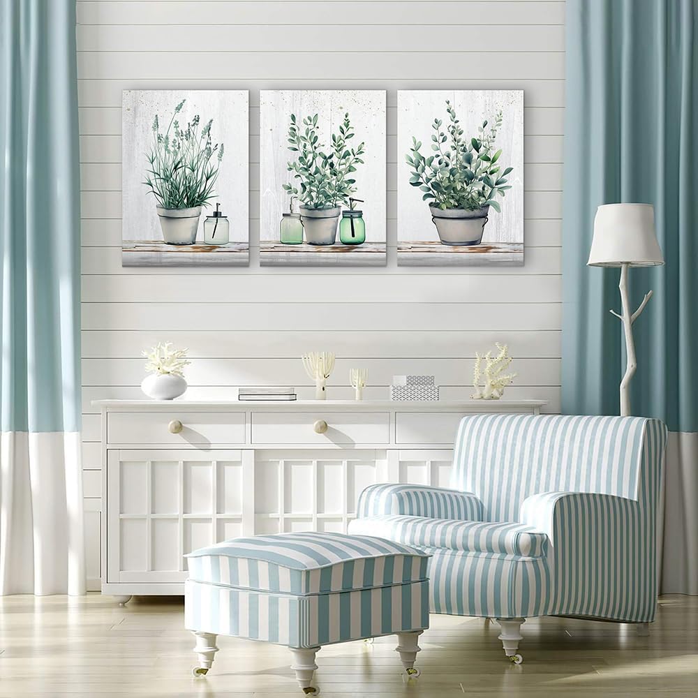 MHARTK66 Wall Art for Living Room Modern Wall Decor for Bedroom Office Decor Abstract Mountain Forest Landscapes Ink Painting 3 Piece Framed Canvas Art Prints Ready to Hang Wall Pictures Home Decor