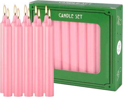 YOROXRG 40 Pack Spell Chime Candles-4 Inch Multi-Colored Taper Candles Sticks-for Home Decor Kitchen Decor Wedding Decoration-10 Colours