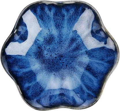 JAMEND CLXP Lotus Leaf Shape Decorative Ring Tray, Small Key Bowl, Ceramic Trinket Tray Jewelry Dish Organizing Necklace Earrings, Home Decoration for Mom Best Friend Sister, Pink.