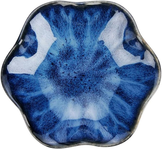 JAMEND CLXP Lotus Leaf Shape Decorative Ring Tray, Small Key Bowl, Ceramic Trinket Tray Jewelry Dish Organizing Necklace Earrings, Home Decoration for Mom Best Friend Sister, Pink.